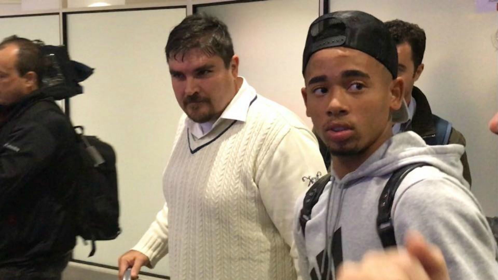 Gabriel Jesus em Manchester 011216