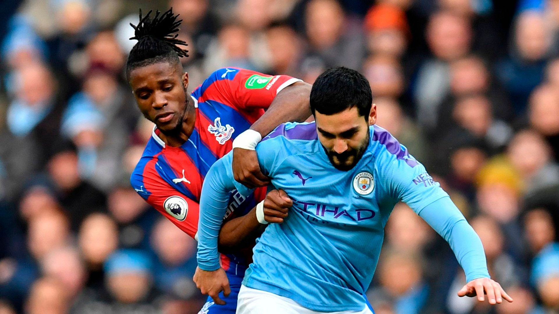 Wilfried Zaha Ilkay Gundogan