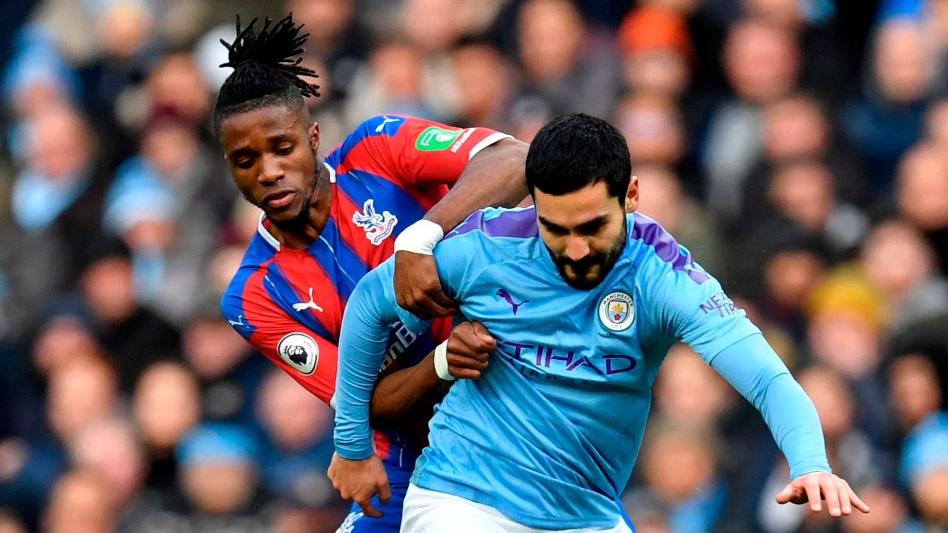 Wilfried Zaha Ilkay Gundogan