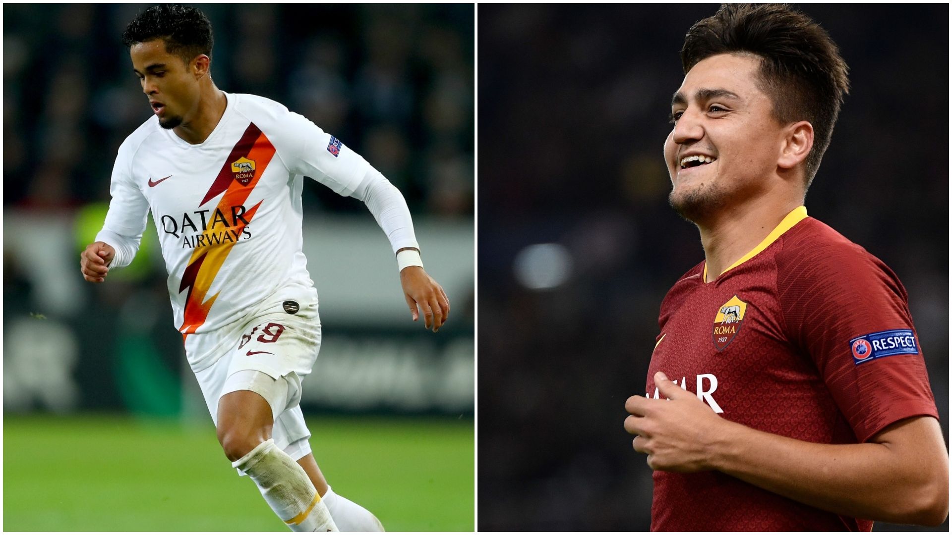 Justin Kluivert Cengiz Under Roma 06192020