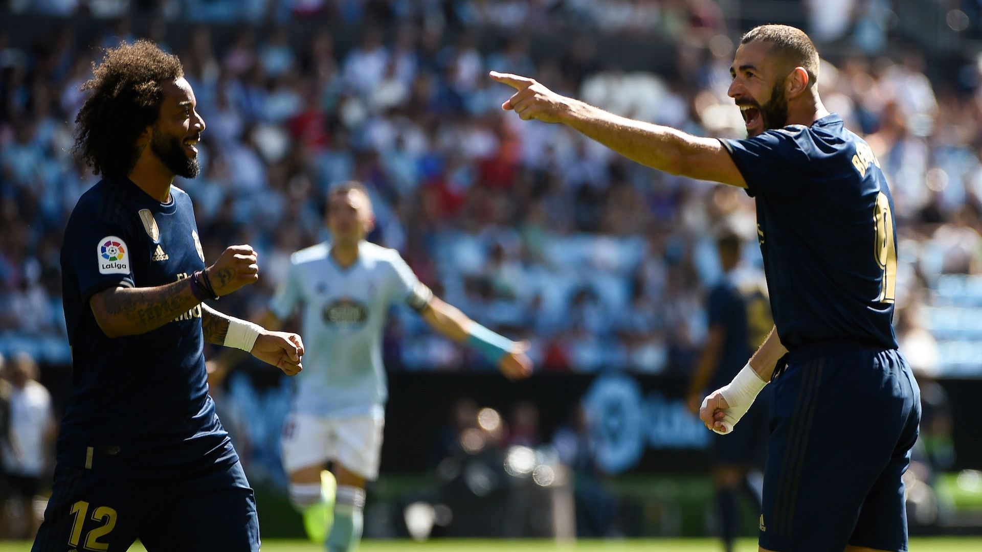 Benzema Marcelo Celta Real Madrid LaLiga