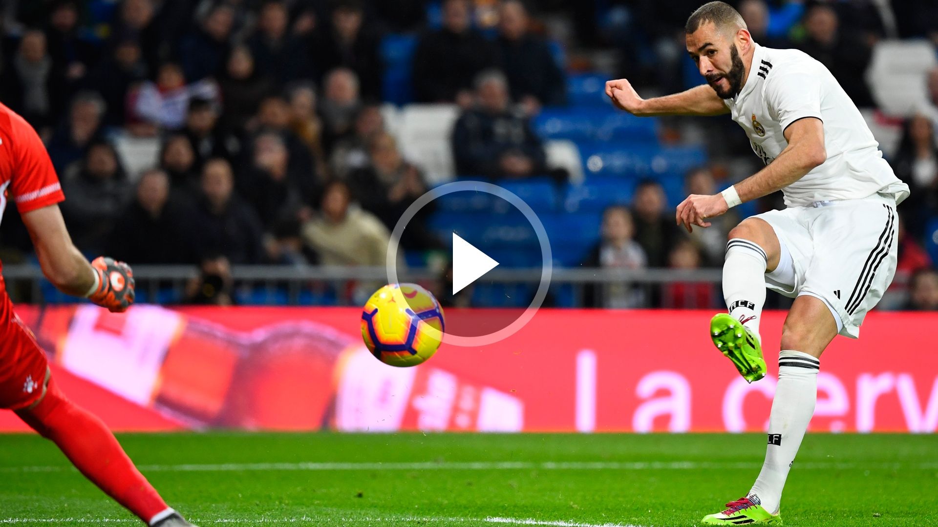 Playbutton Real Madrid Rayo Vallecano