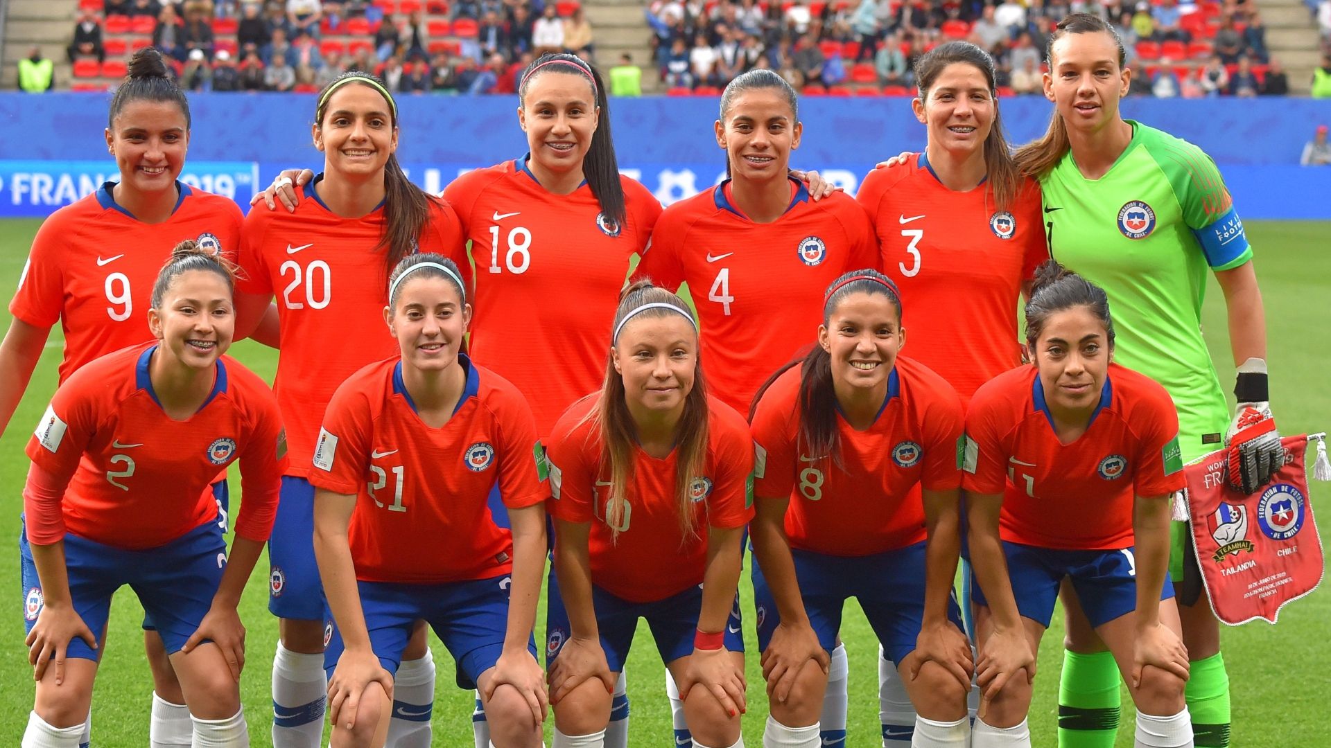 Chile vs Tailandia Mundial femenino de Francia 2019
