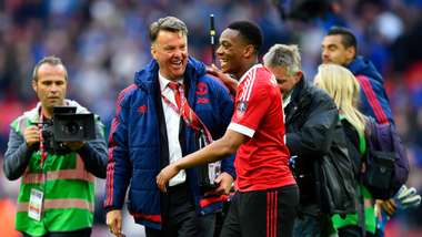 Anthony Martial Louis van Gaal Manchester United