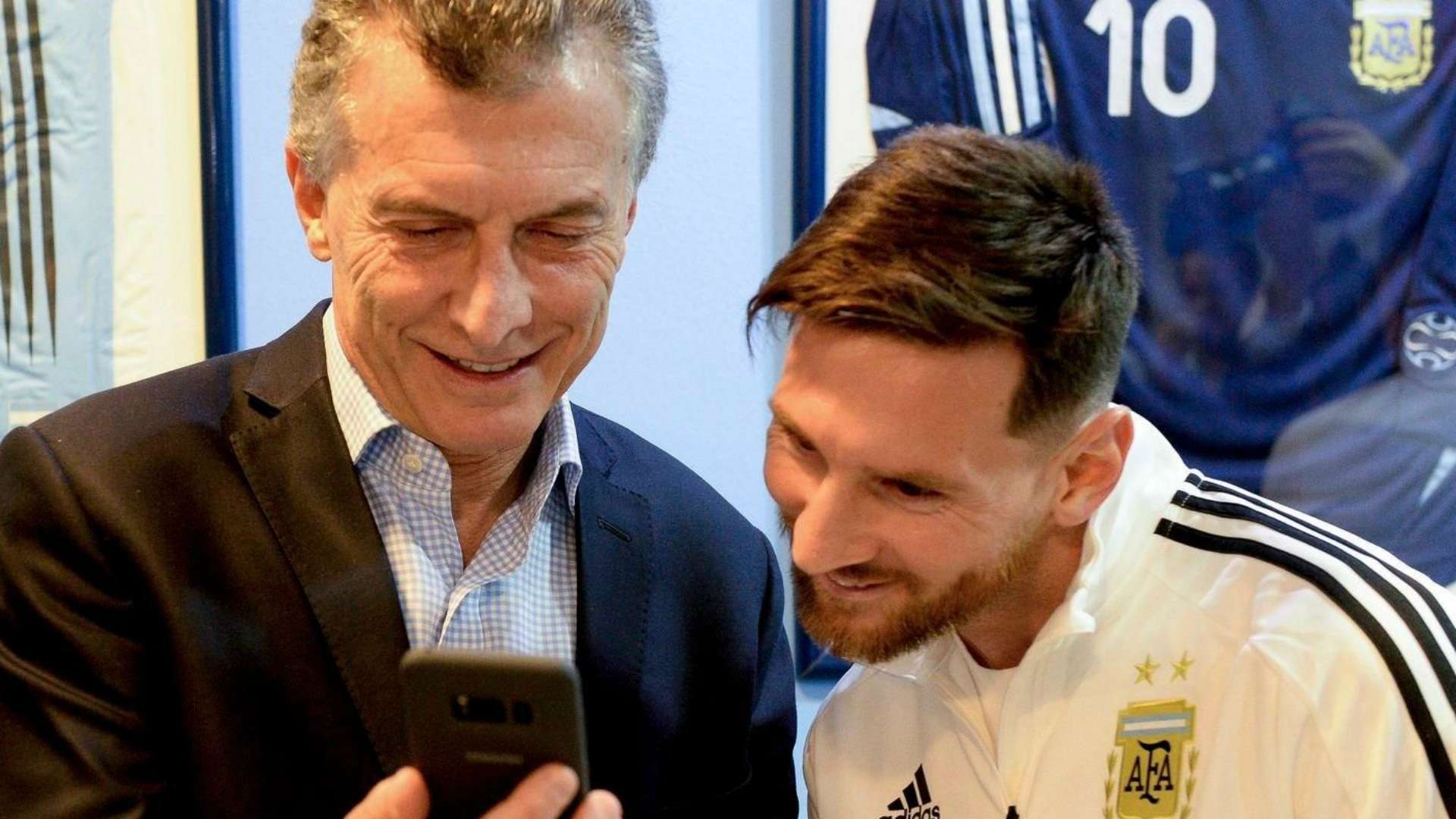 Mauricio Macri Lionel Messi 30052018