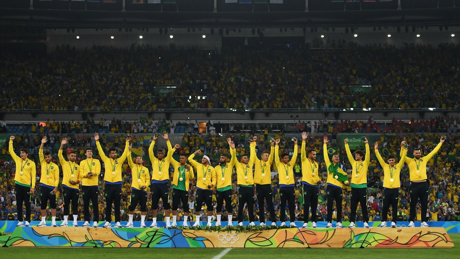 pódio - Brasil x Alemanha 2008