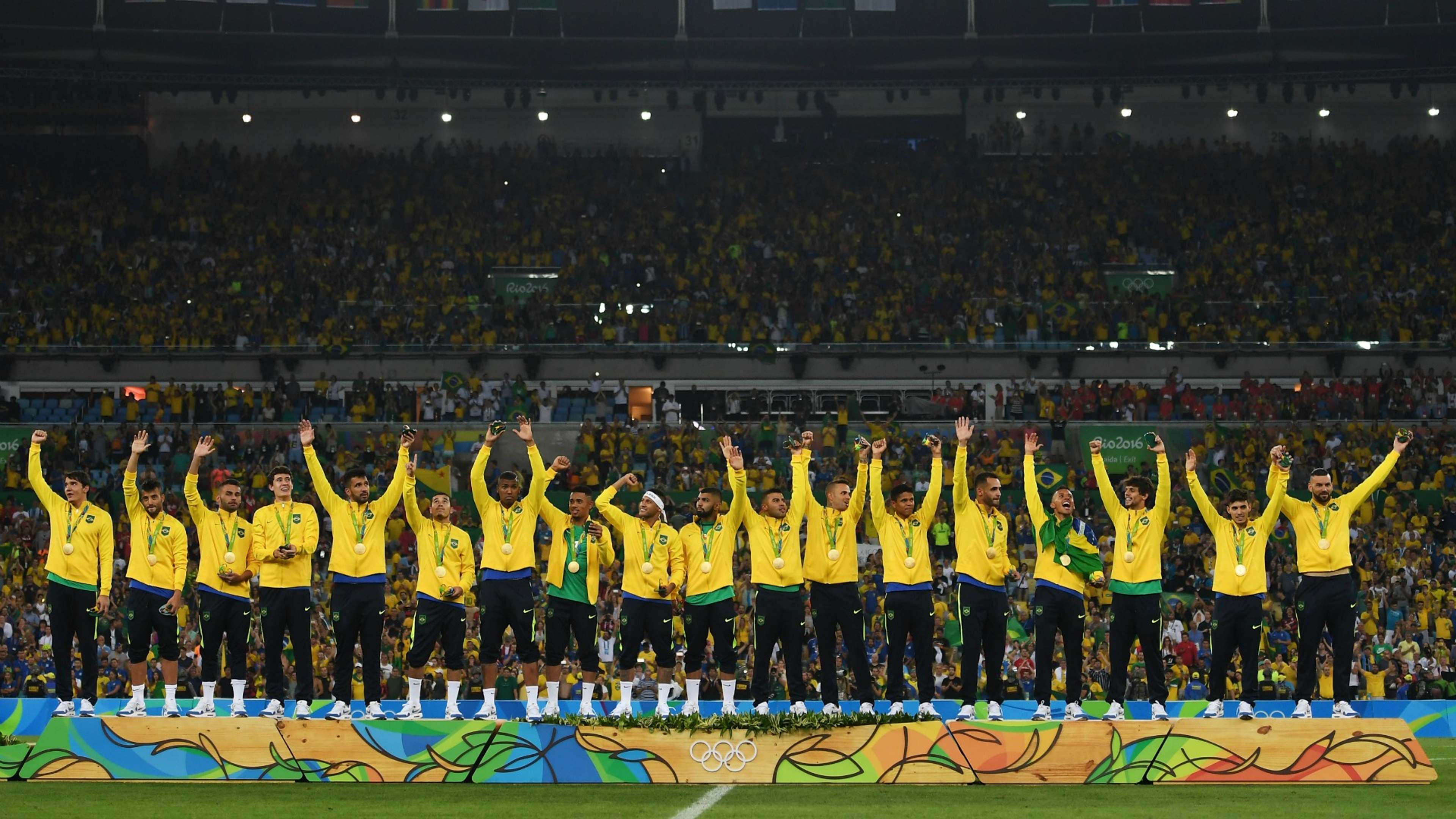 pódio - Brasil x Alemanha 2008