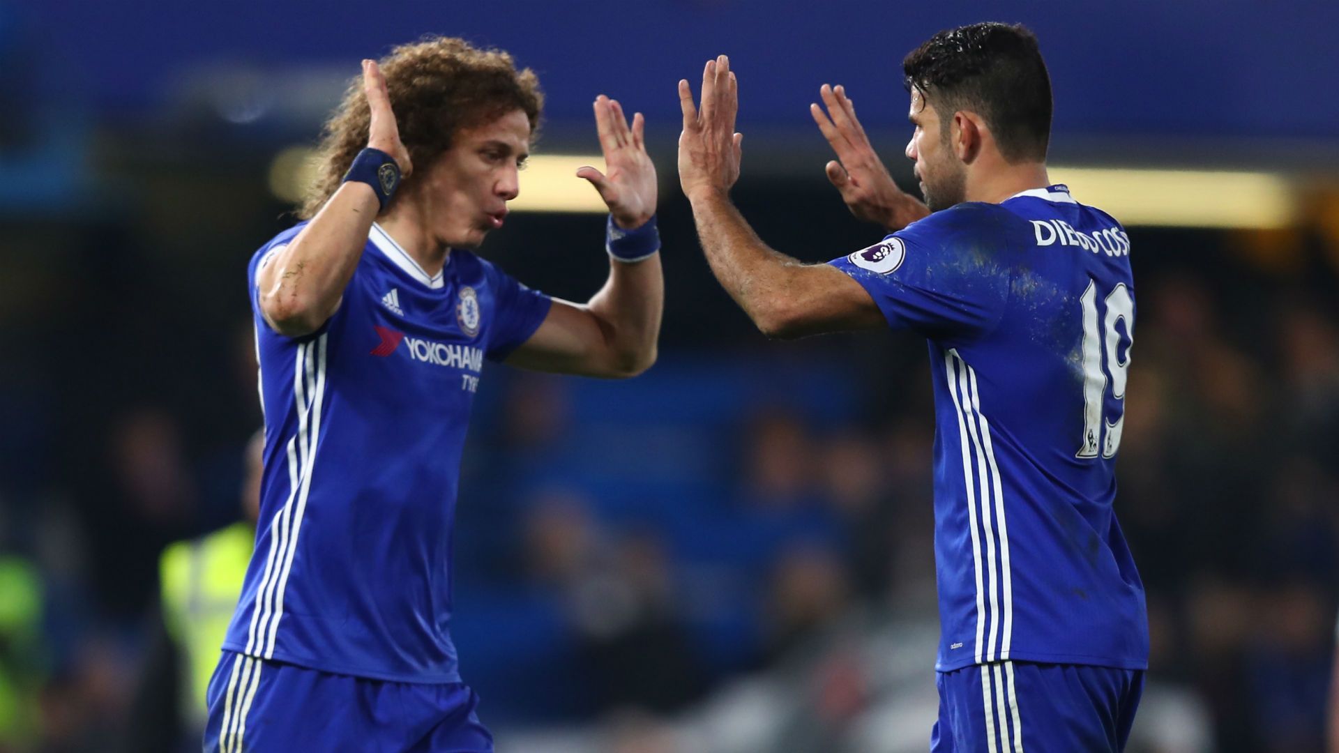 David Luiz Diego Costa Chelsea