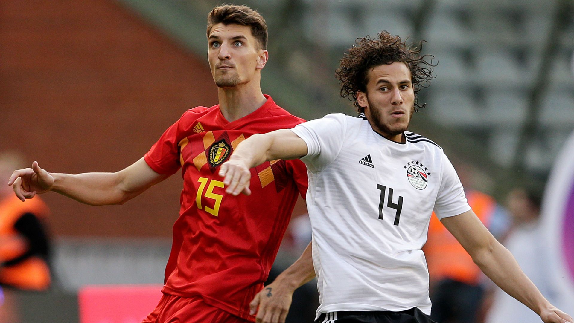Thomas Meunier Belgium Ramadan Sobhi Egypt