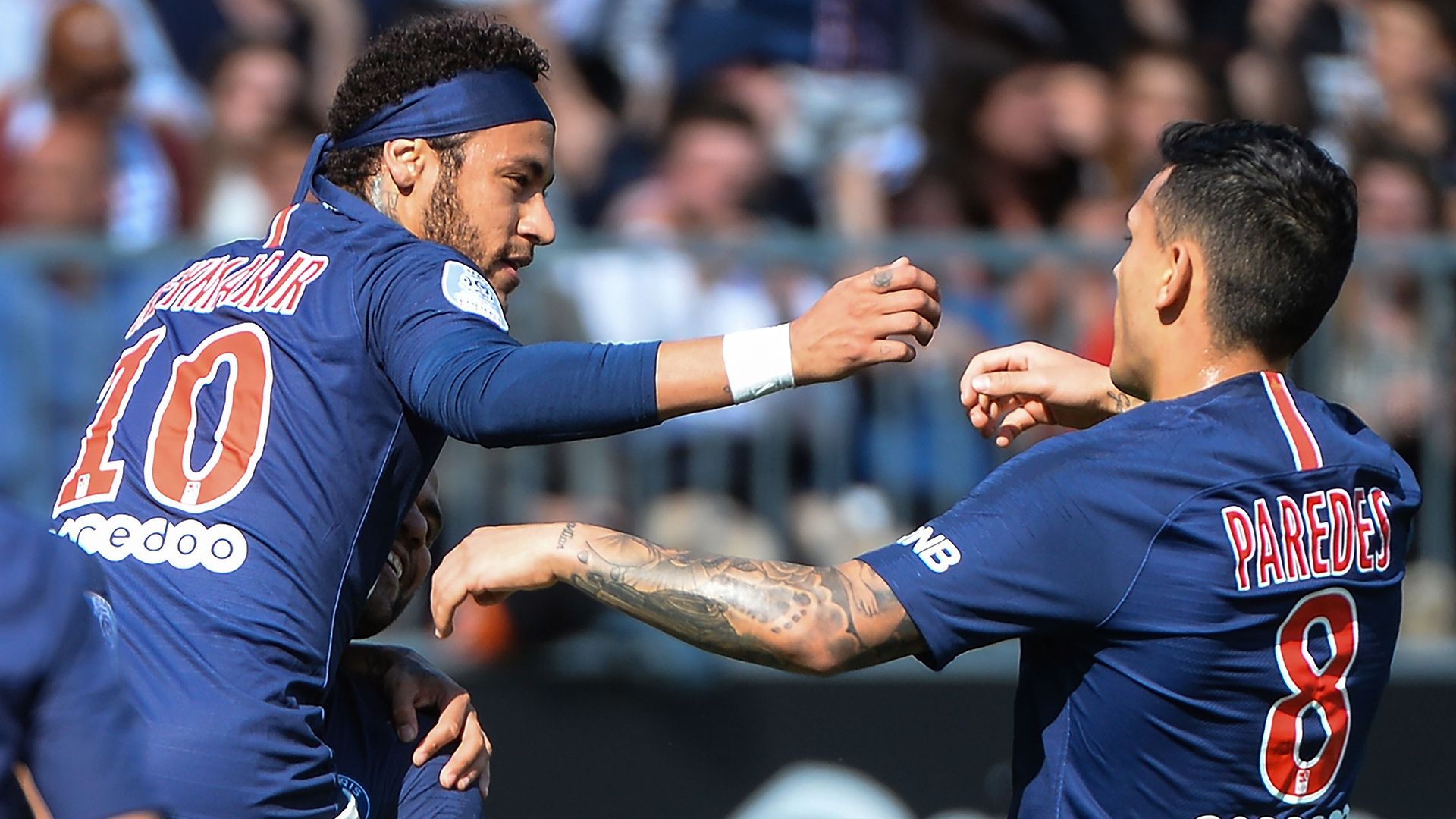 Neymar Leandro Paredes PSG 2019