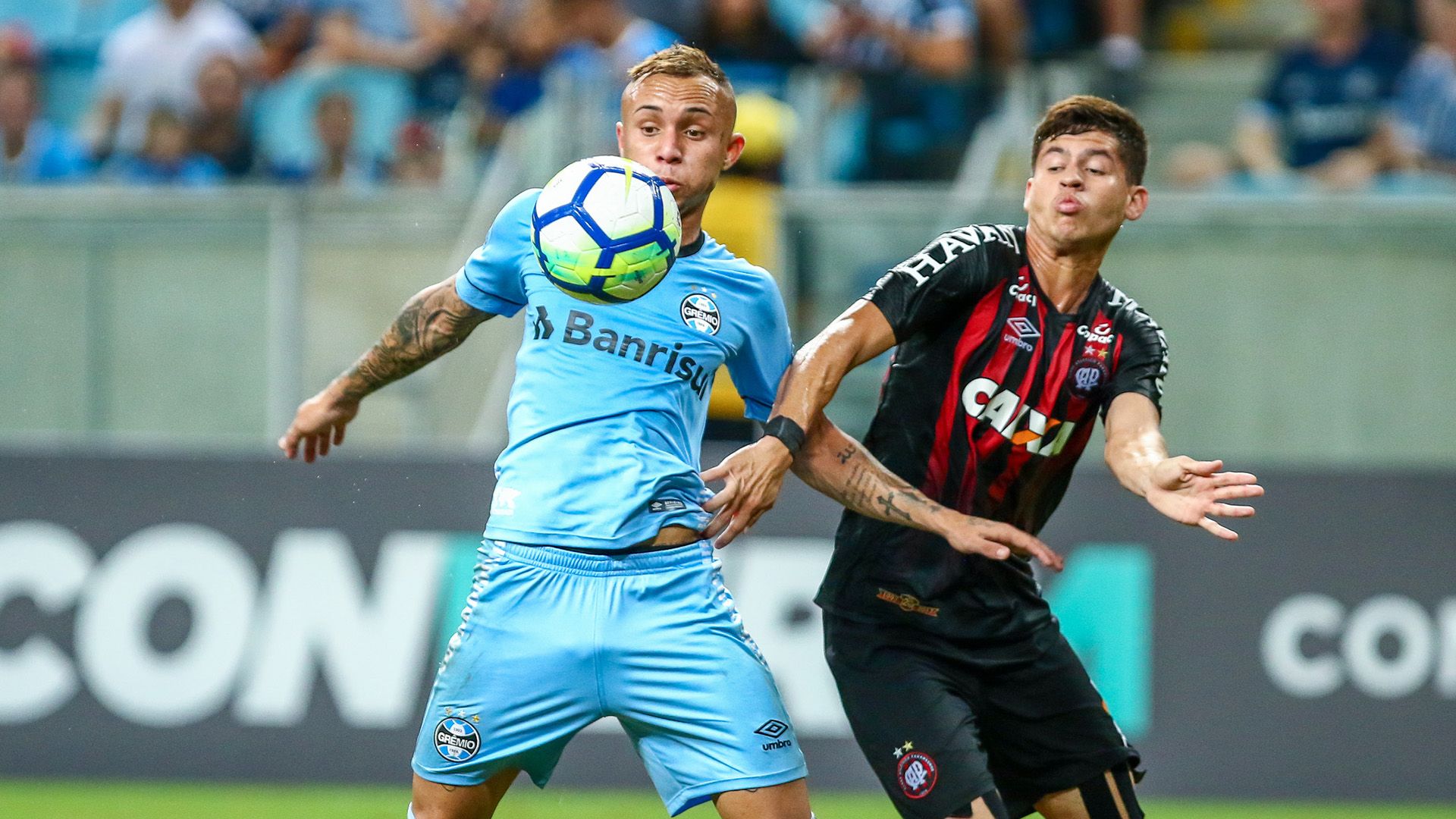 Everton Matheus Rossetto Gremio Atletico-PR 22042018 Brasileirao Serie A