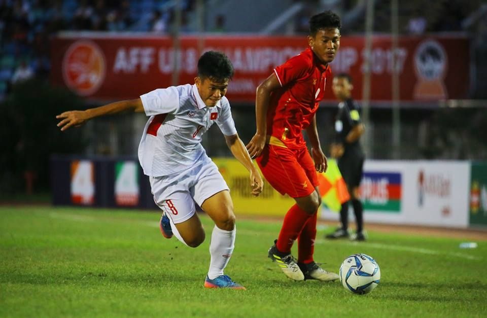 U18 Việt Nam U18 Myanmar Giải U18 Đông Nam Á 2017