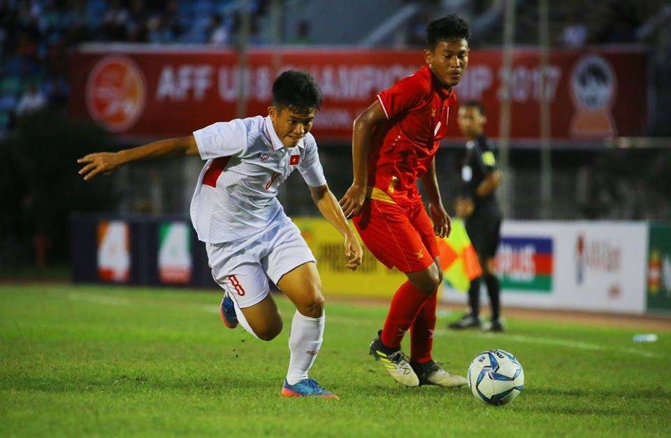 U18 Việt Nam U18 Myanmar Giải U18 Đông Nam Á 2017