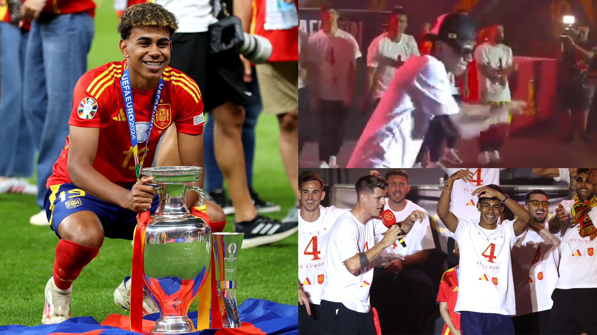 Lamine Yamal dance Euro 2024 celebration