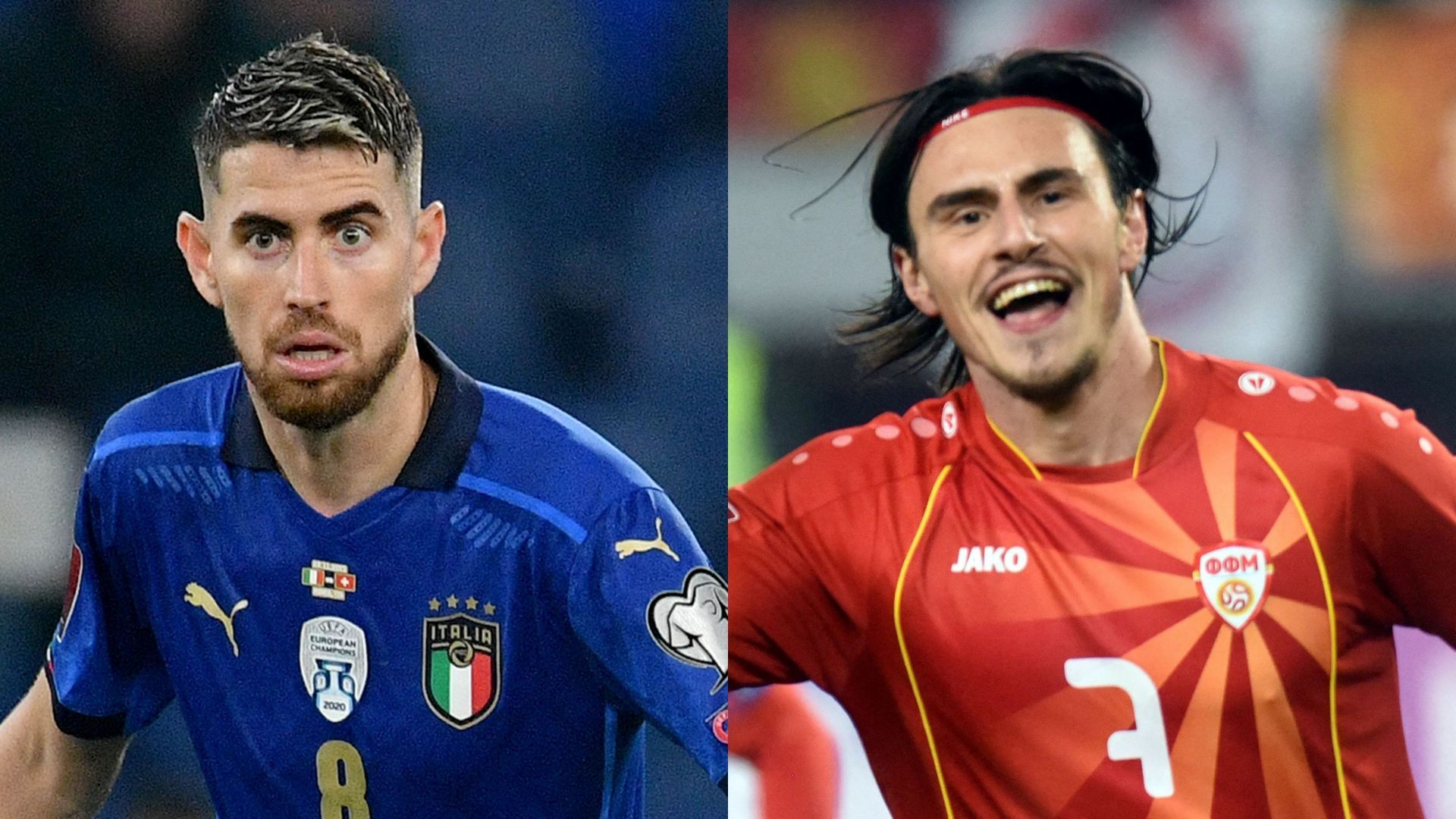 Jorginho Italy Eljif Elmas North Macedonia