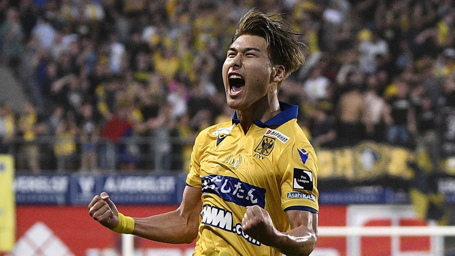 サッカー　シントトロイデン　ユニフォーム　橋岡大樹　サイン入り 202112300014-