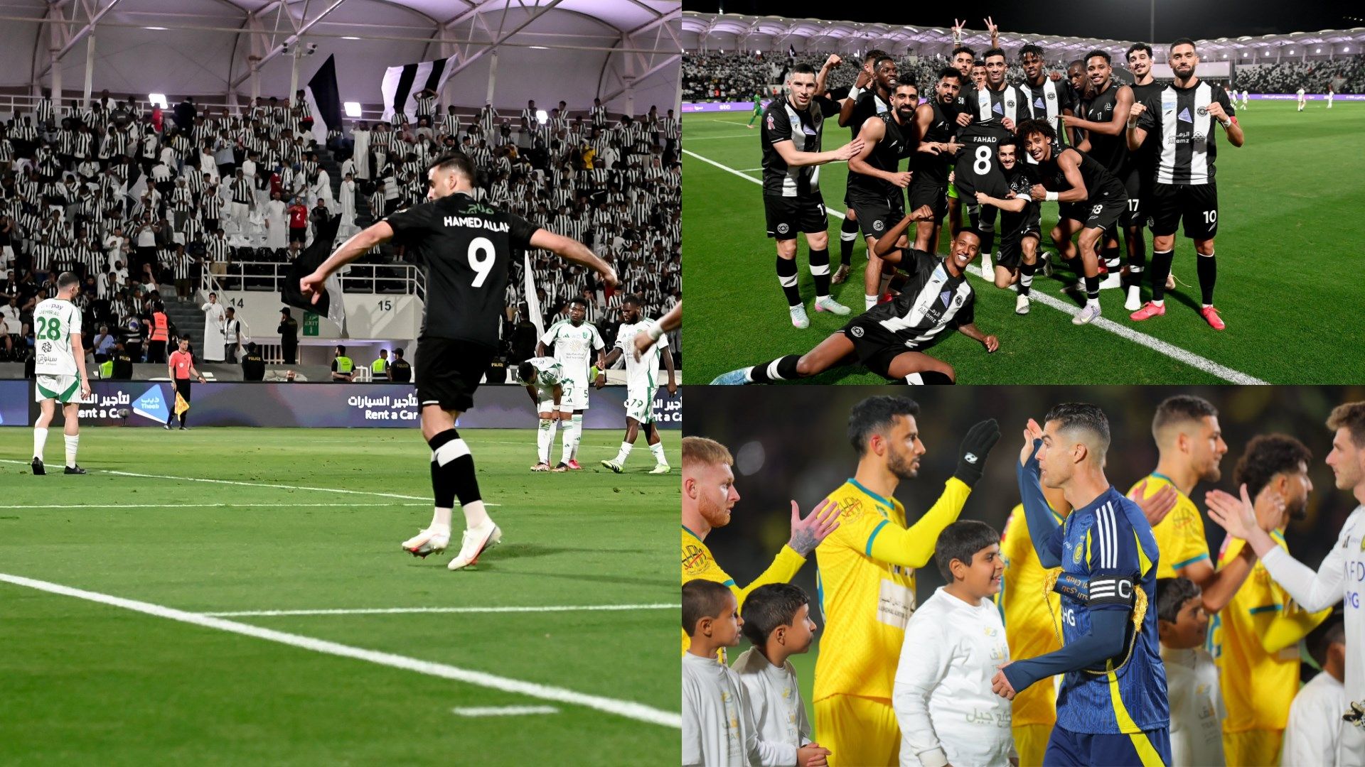 Abderrazak Hamdallah Ahli Omar Alsomah Cristiano Ronaldo