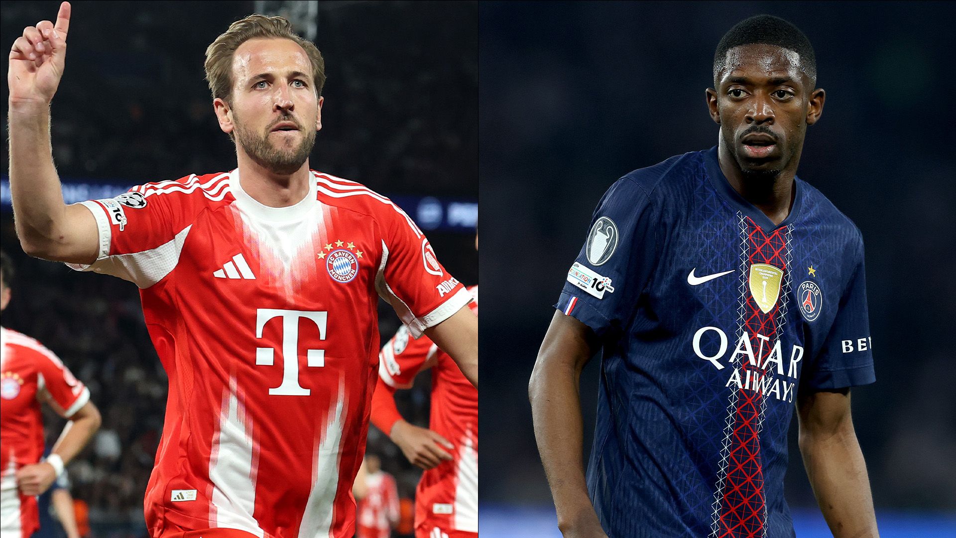 Harry Kane Bayern Ousmane Dembele PSG