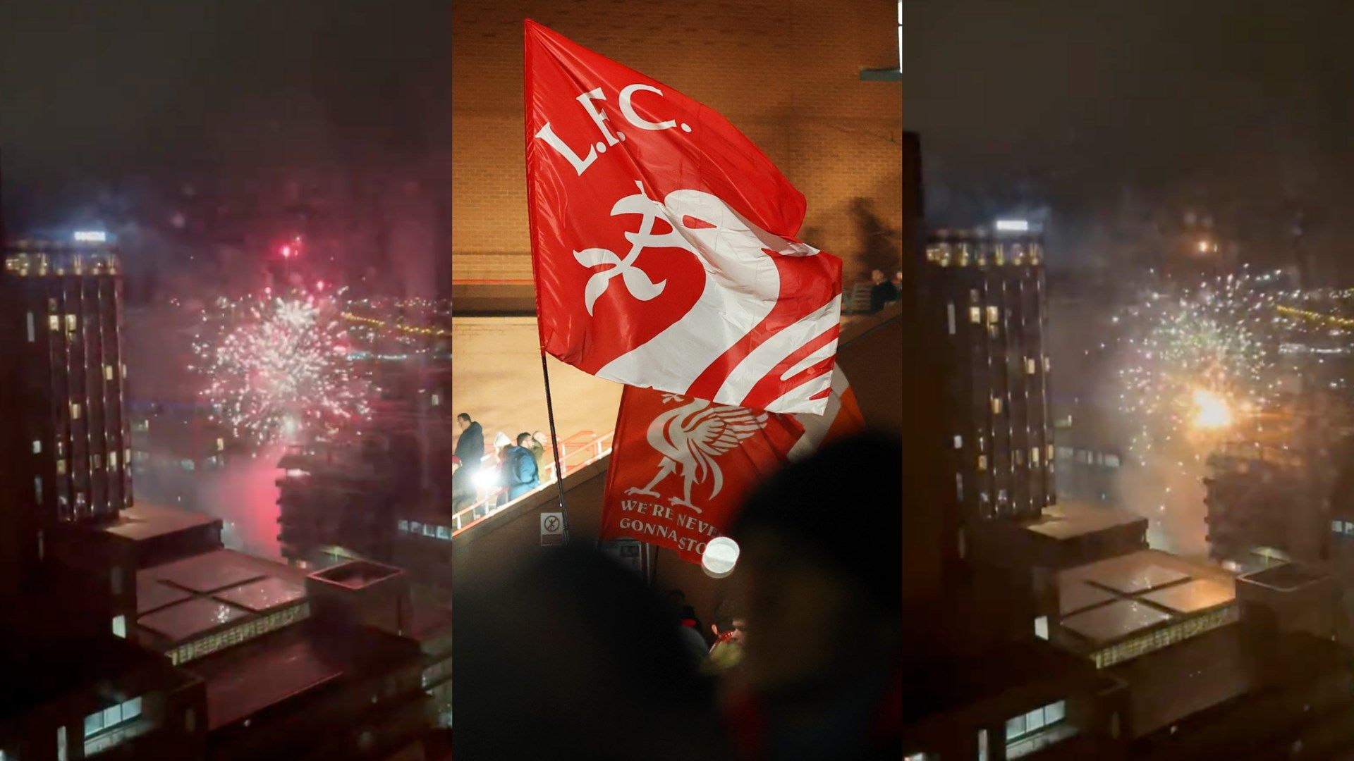 Liverpool Fireworks Real Madrid