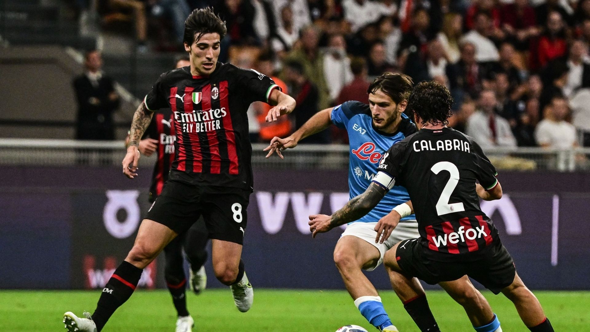 Tonali Calabria Kvaratskhelia Milan Napoli