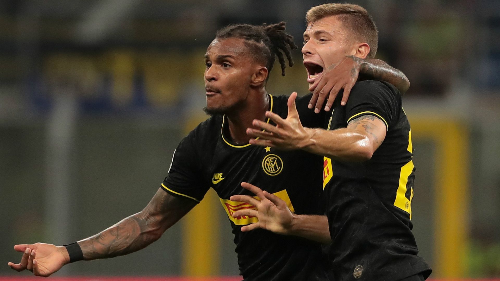 VALENTINO LAZARO NICOLO BARELLA INTER UEFA CHAMPIONS LEAGUE 17092019