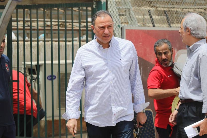 الخطيب في مران الأهلي