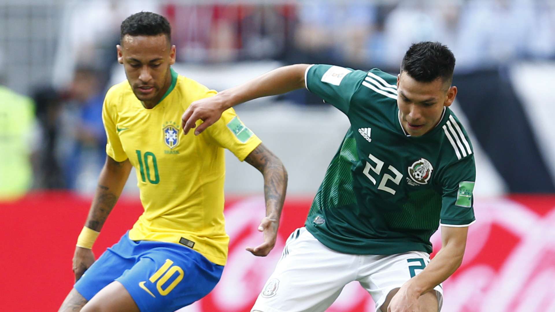 Neymar Hirving Lozano Brazil Mexico 2018