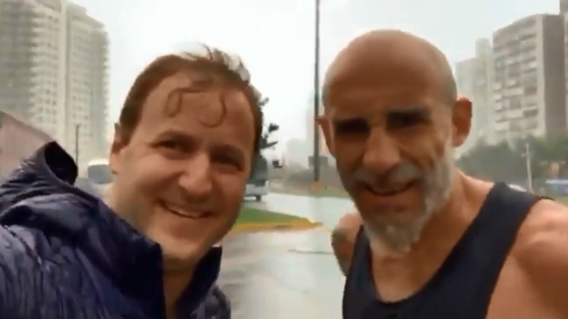 captura Javier Pinola lluvia Punta del Este