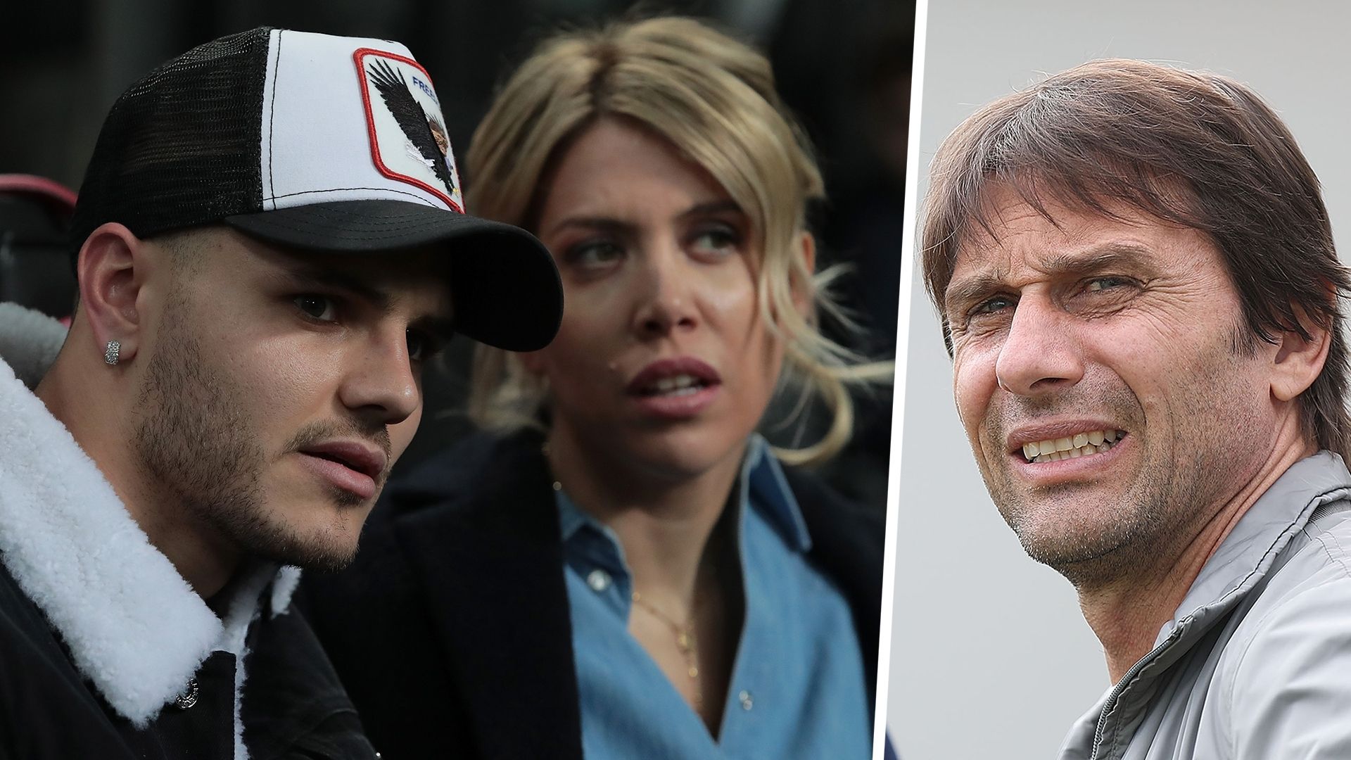 Mauro Wanda Icardi Antonio Conte