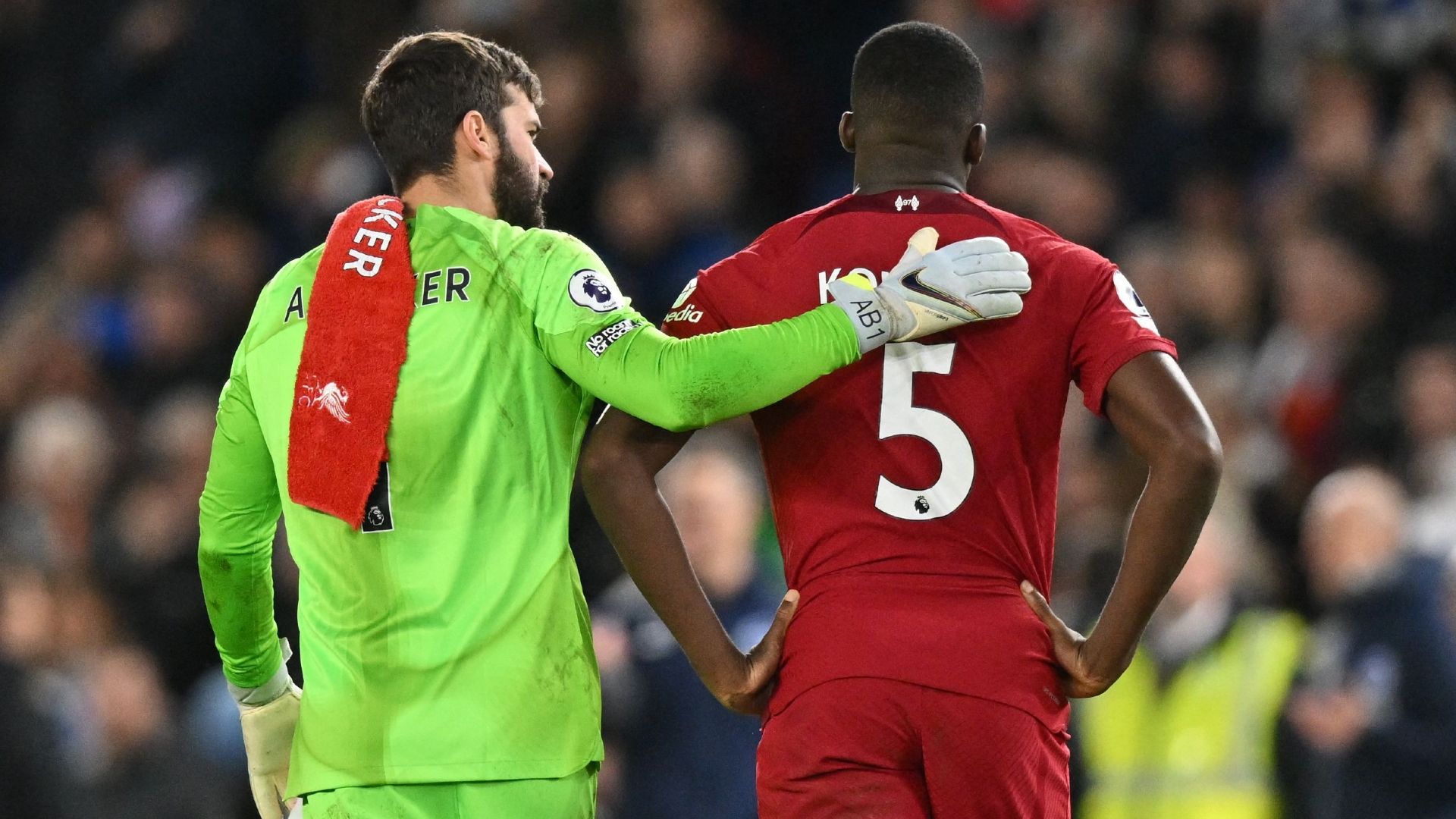 Alisson Becker Ibrahima Konate Liverpool 2023