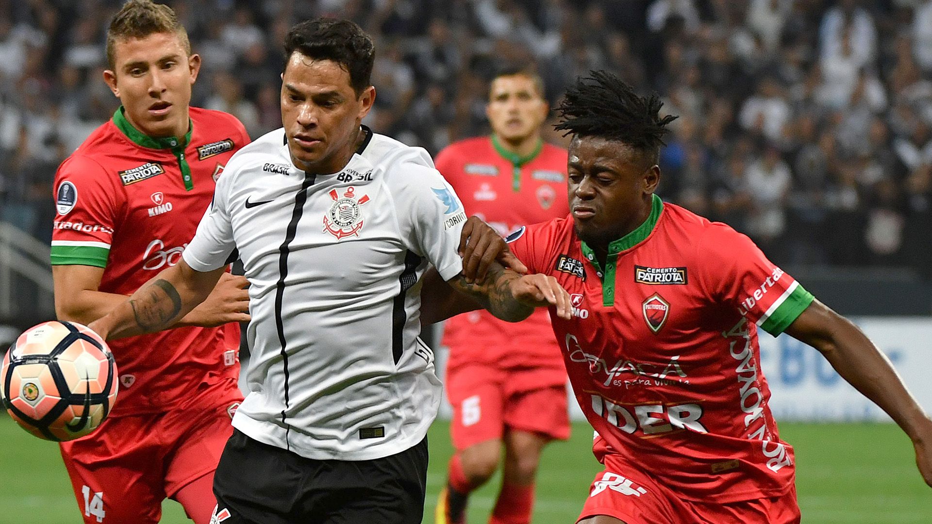 Oscar Cabezas Giovanni Augusto Corinthians Patriotas Boyaca Copa Sudamericana 26072017