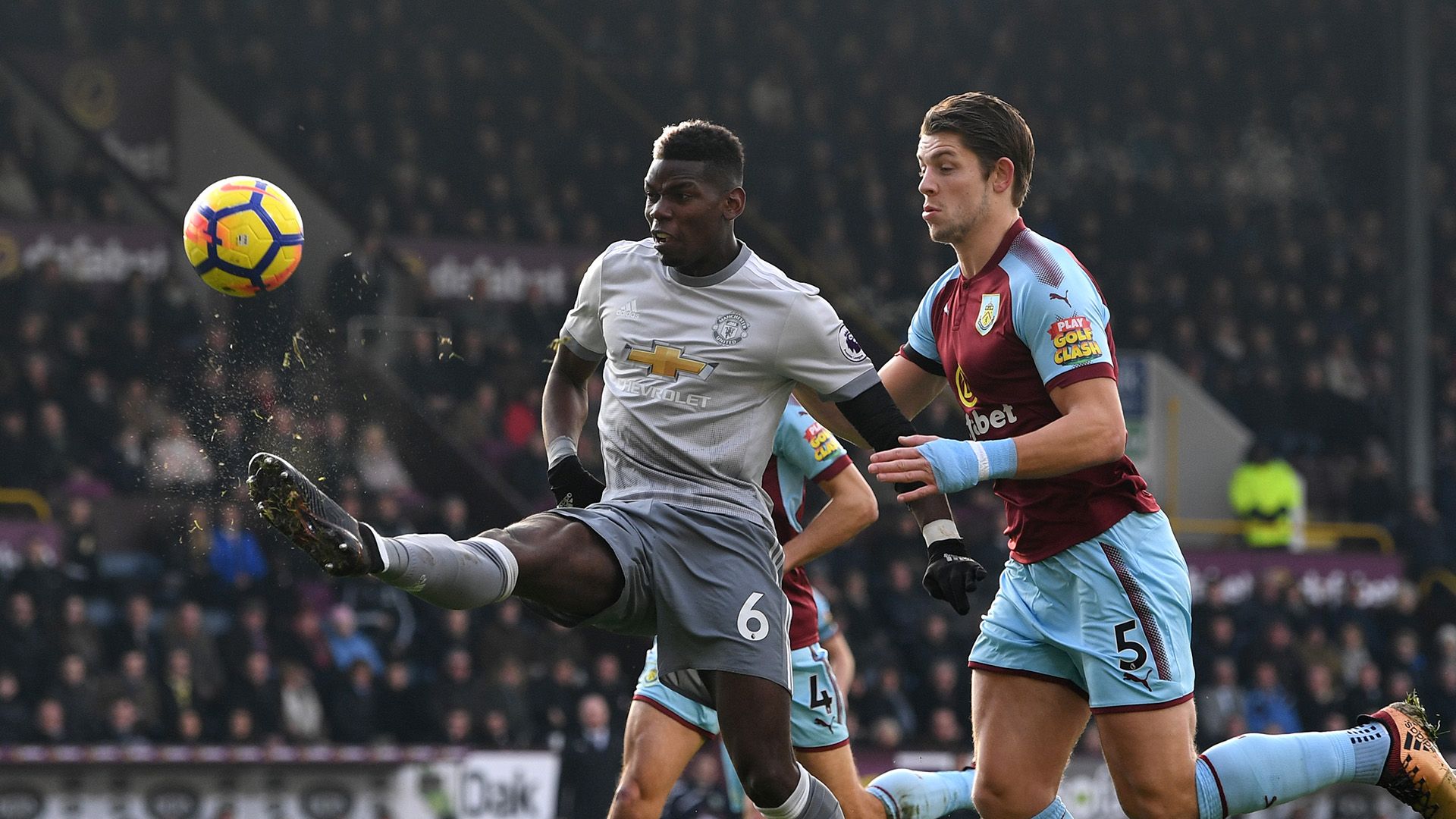 Paul Pogba Burnley Manchester United Premier League