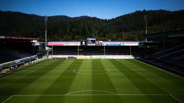 Freiburg Stadion view