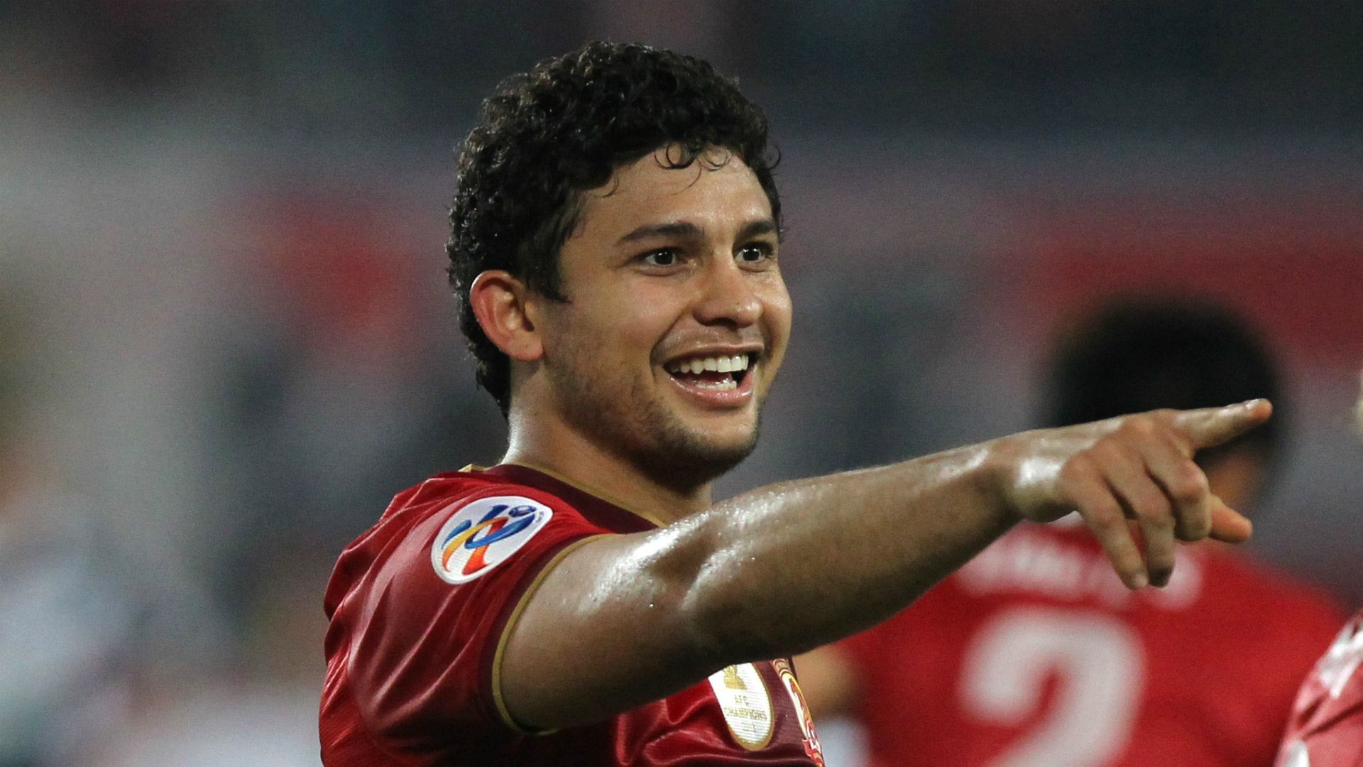 Elkeson Guangzhou Evergrande v Melbourne Victory AFC Champions League 25022014