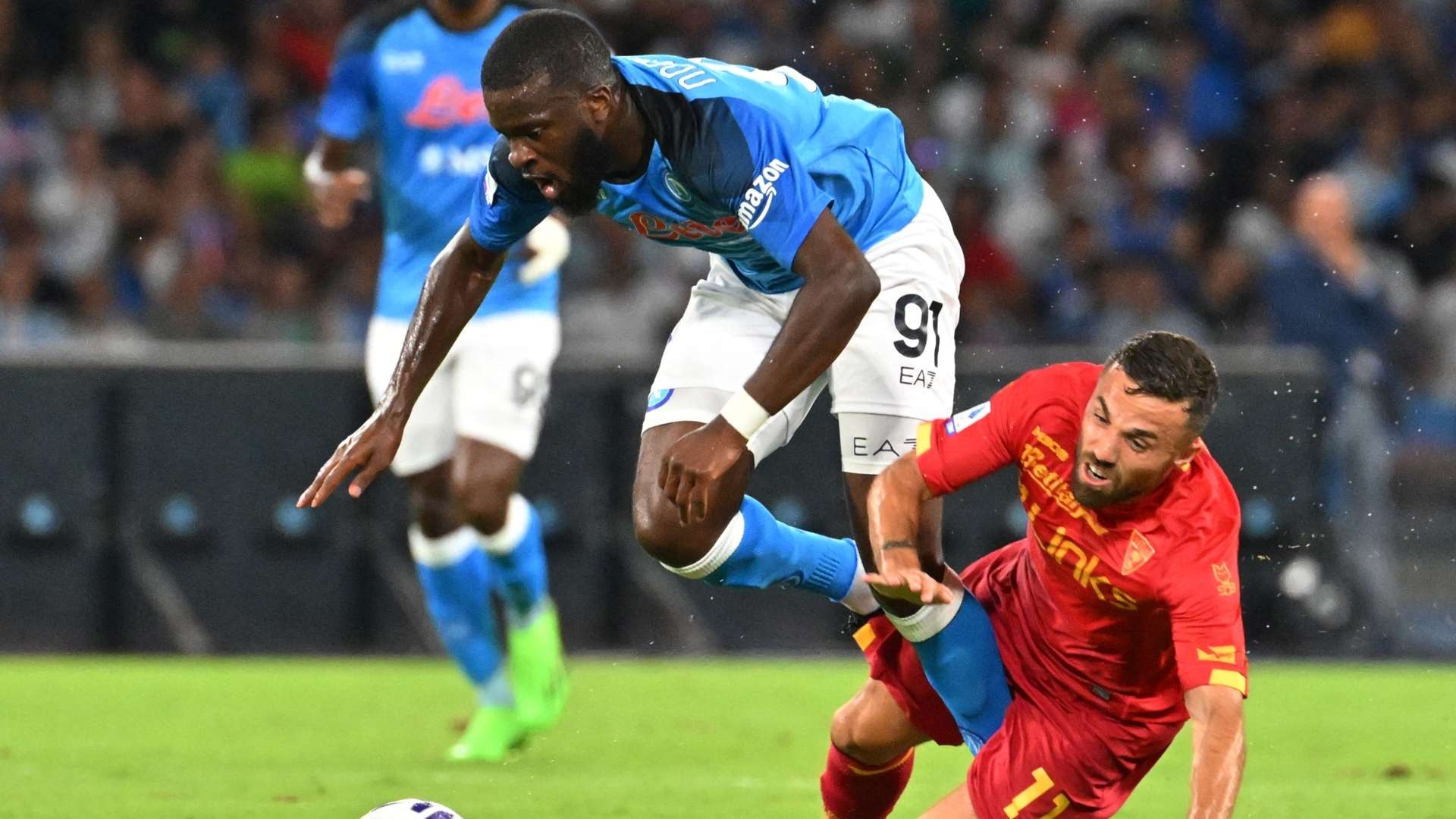 Tanguy Ndombele Napoli Lecce