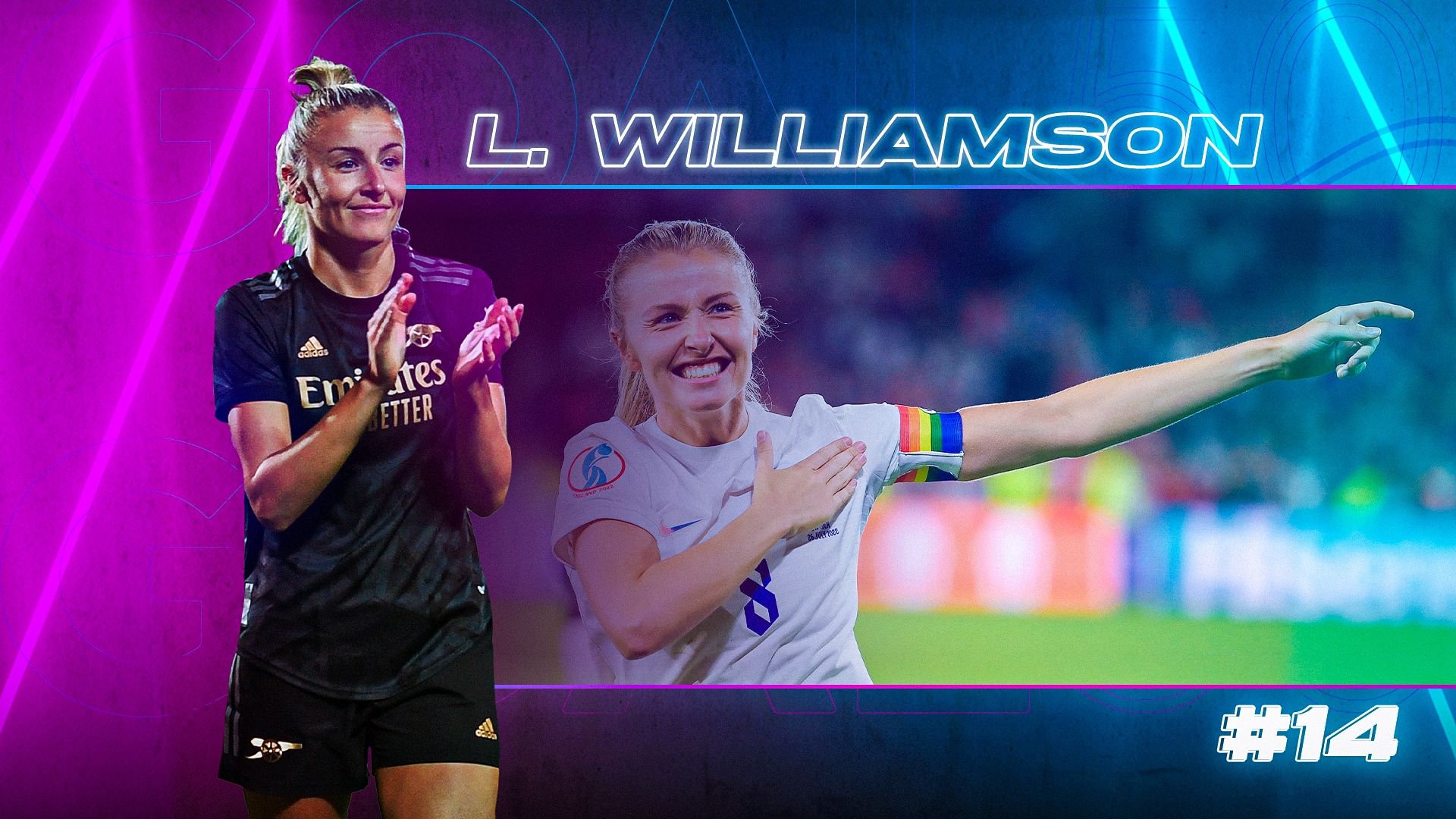 GOAL50 2022 Leah Williamson GFX Ranking