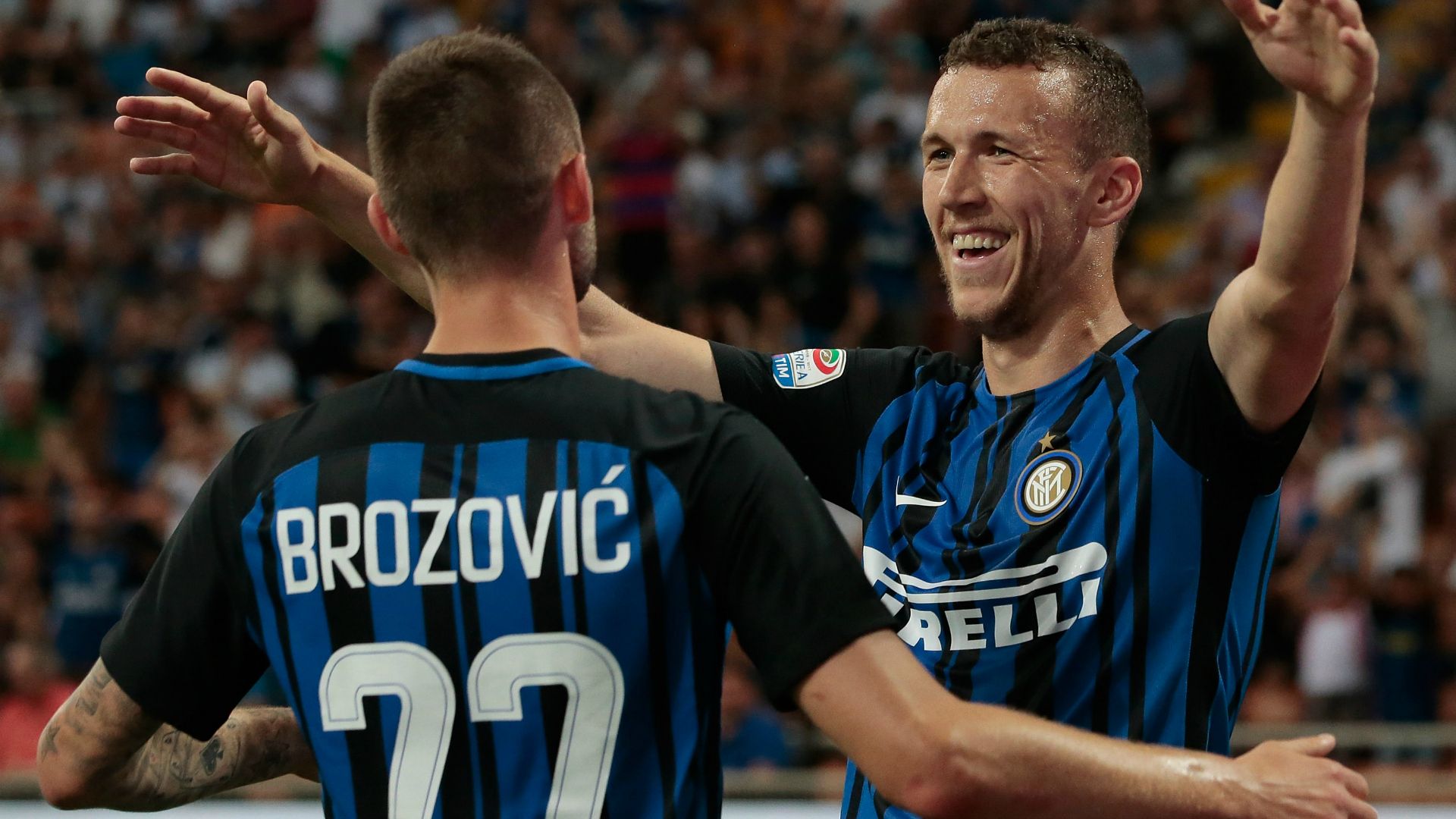 Brozovic Perisic Inter Serie A