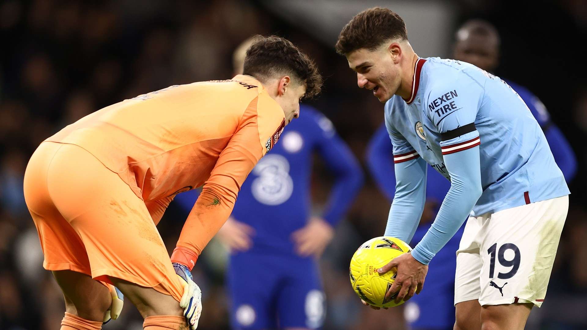 Kepa Julian Alvarez Manchester City Chelsea 2022-23 FA Cup