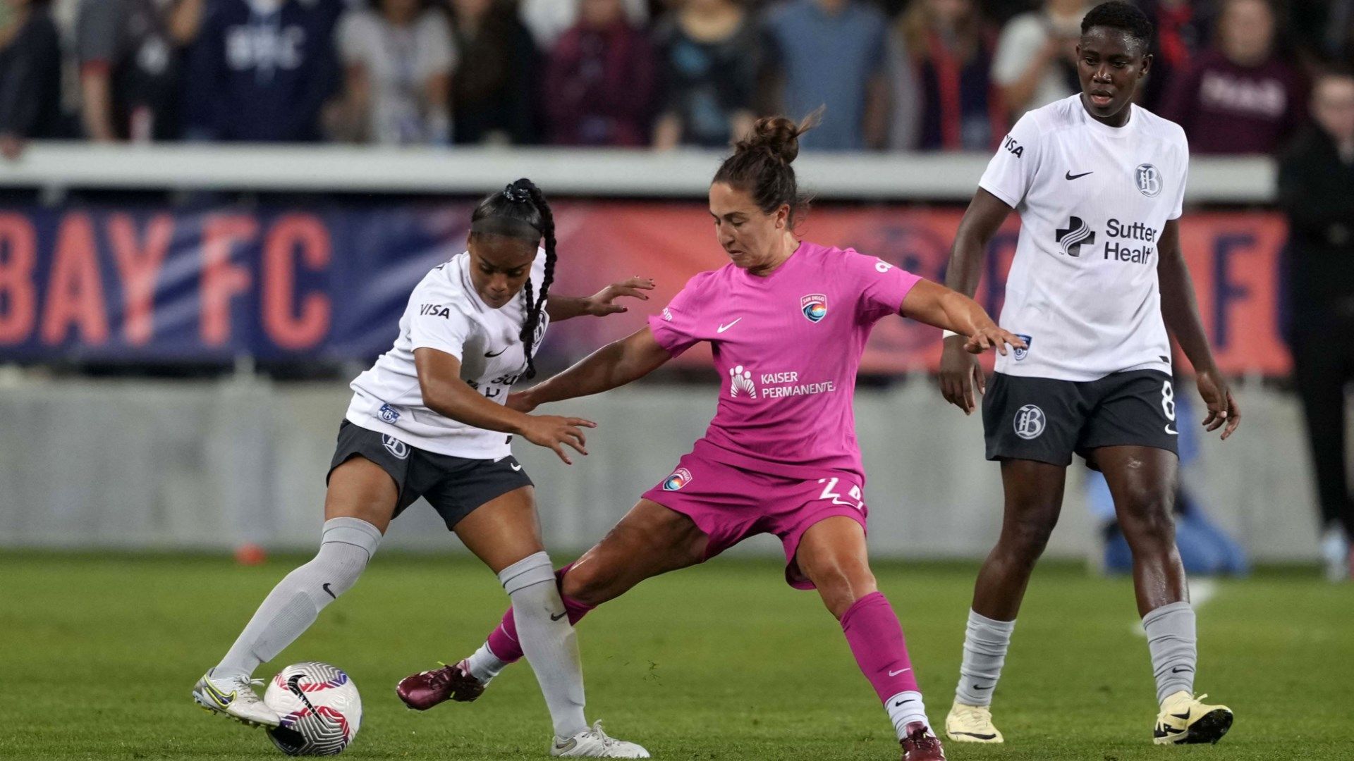 Kiki Pickett Danielle Colaprico Asisat Oshoala Bay FC San Diego Wave 2024