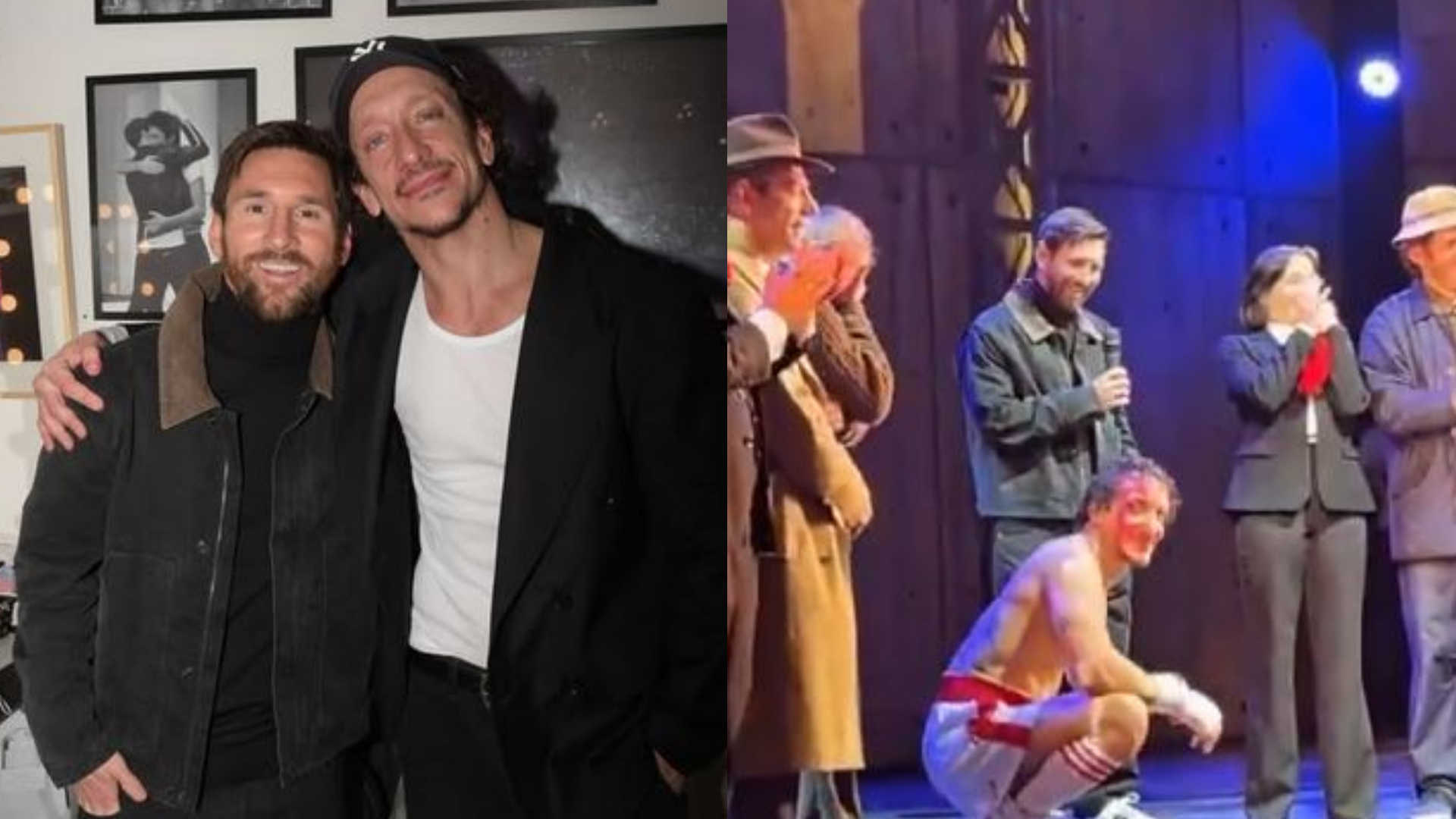 Lionel Messi makes surprise appearance at 'Rocky' theatre play in Buenos Aires as Argentina star is called up on stage by lead actor and friend Nico Vazquez | Goal.com UK