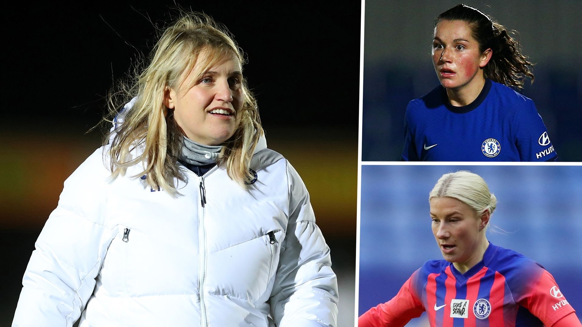 Emma Hayes Jessie Fleming Beth England Chelsea Women split