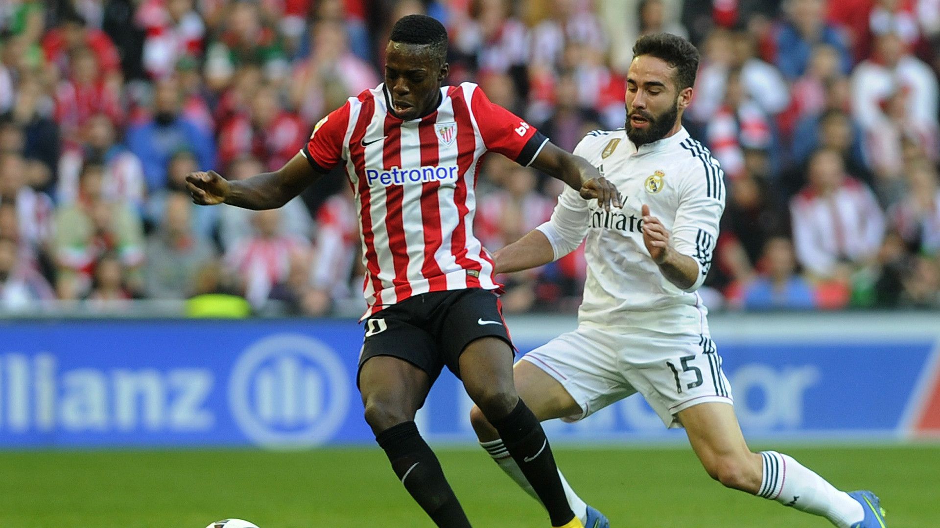 Inaki Williams Dani Carvajal Athletic Bilbao Real Madrid La Liga 07032015