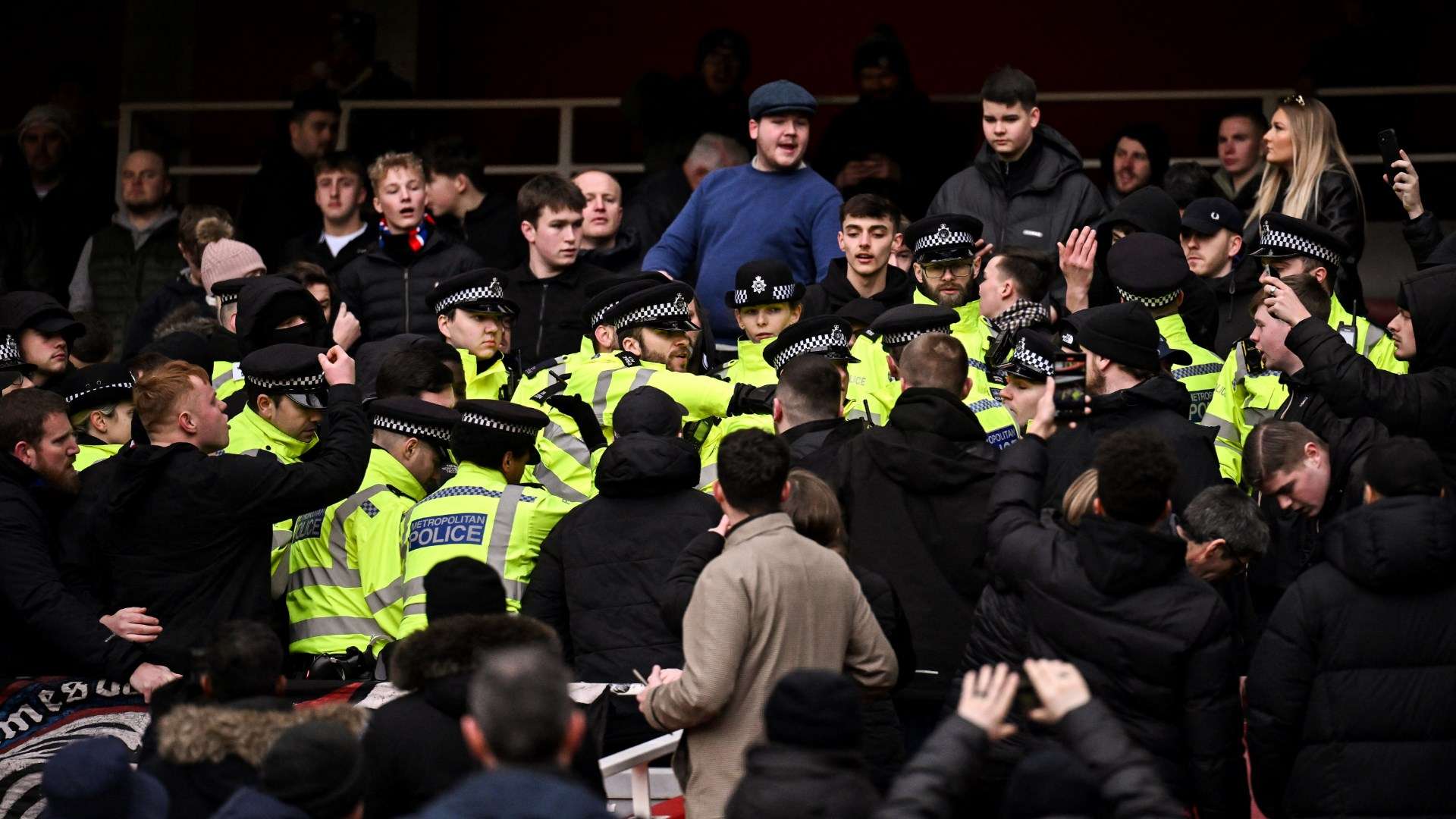 Arsenal Crystal Palace police