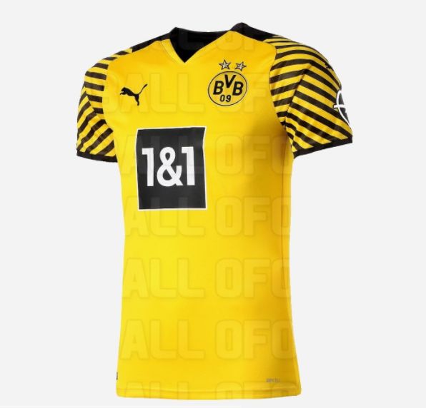 BVB BORUSSIA DORTMUND HOME KIT TRIKOT FOOTYHEADLINES 21/22