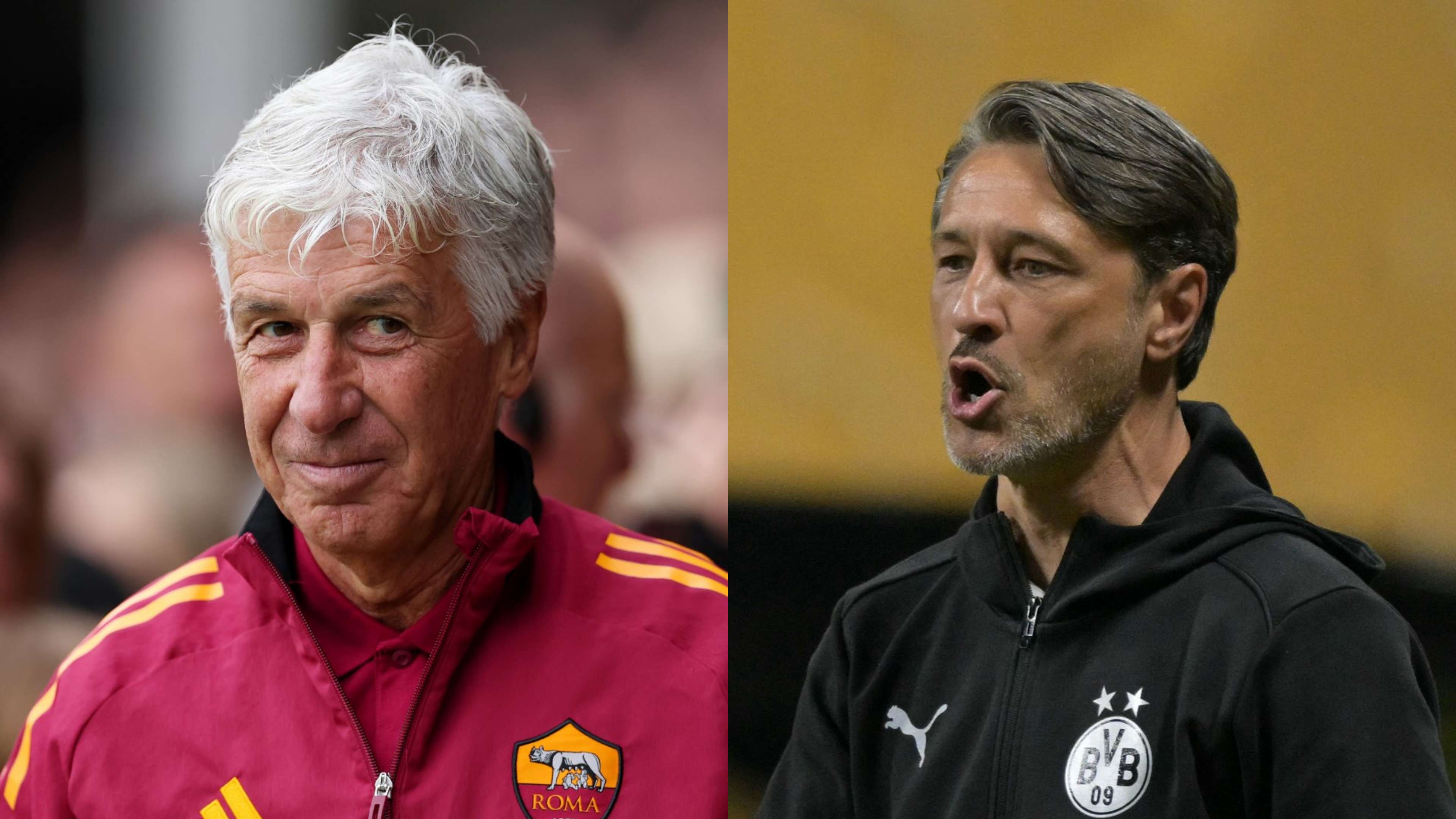 Gian Piero Gasperini and Niko Kovac