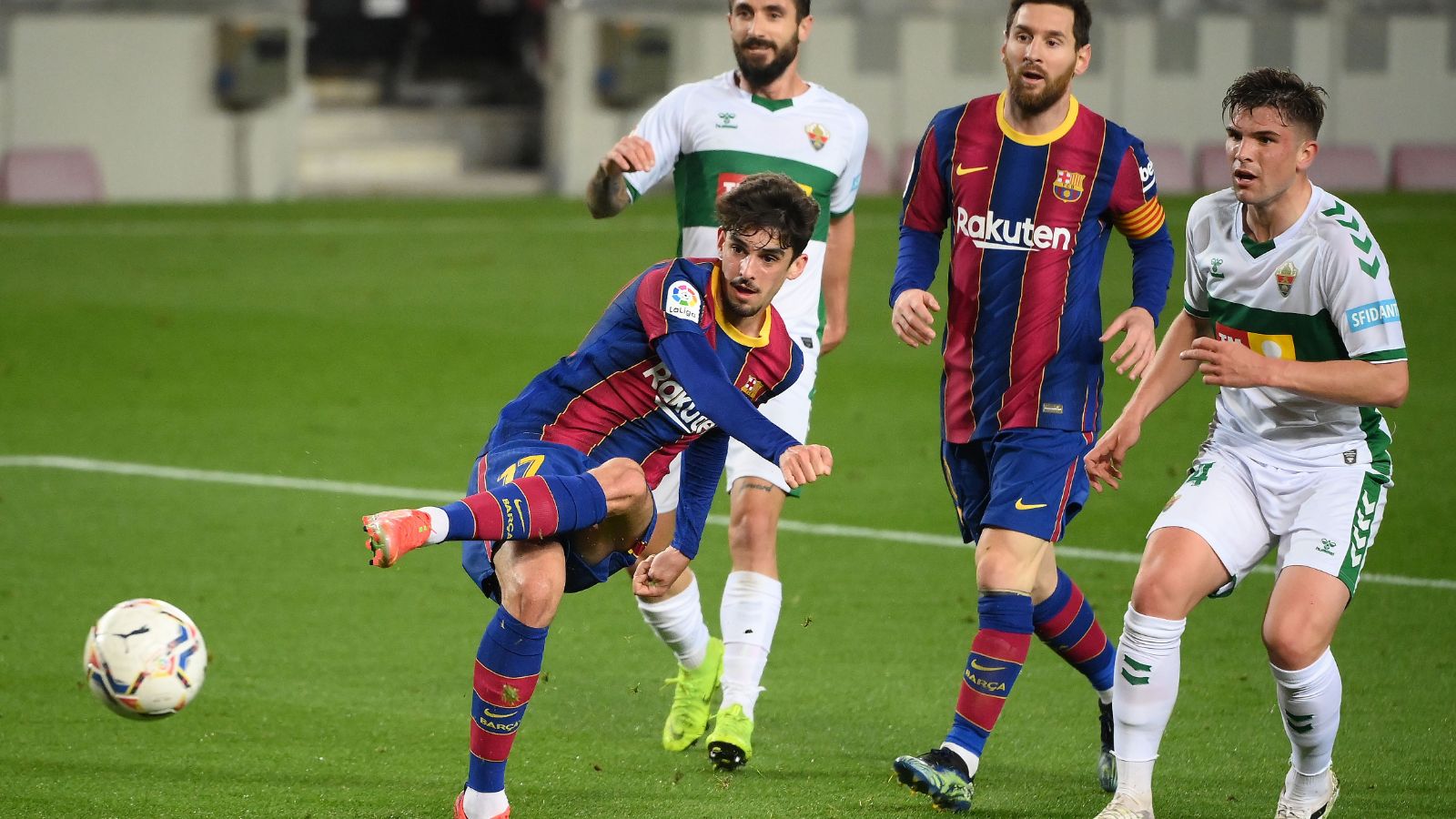 Trincao, Barcelona vs. Elche