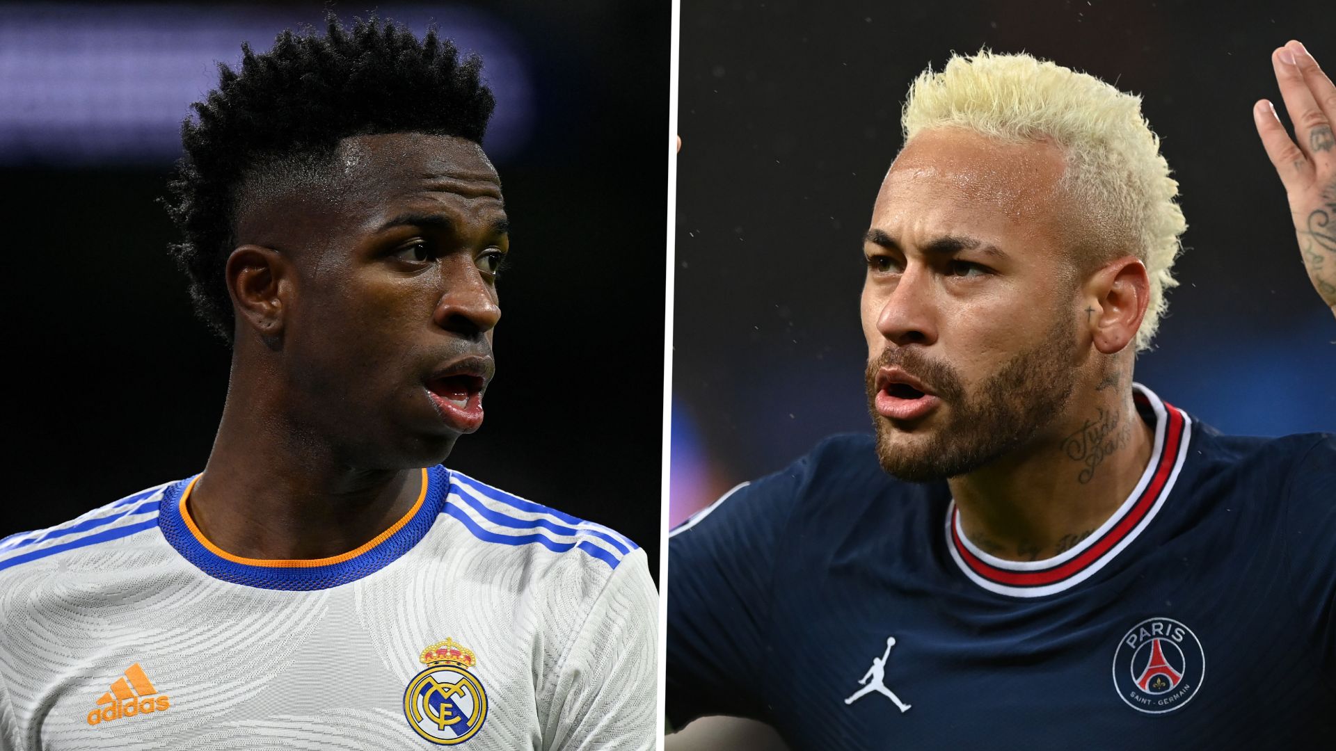 Neymar Vinicius Real Madrid PSG