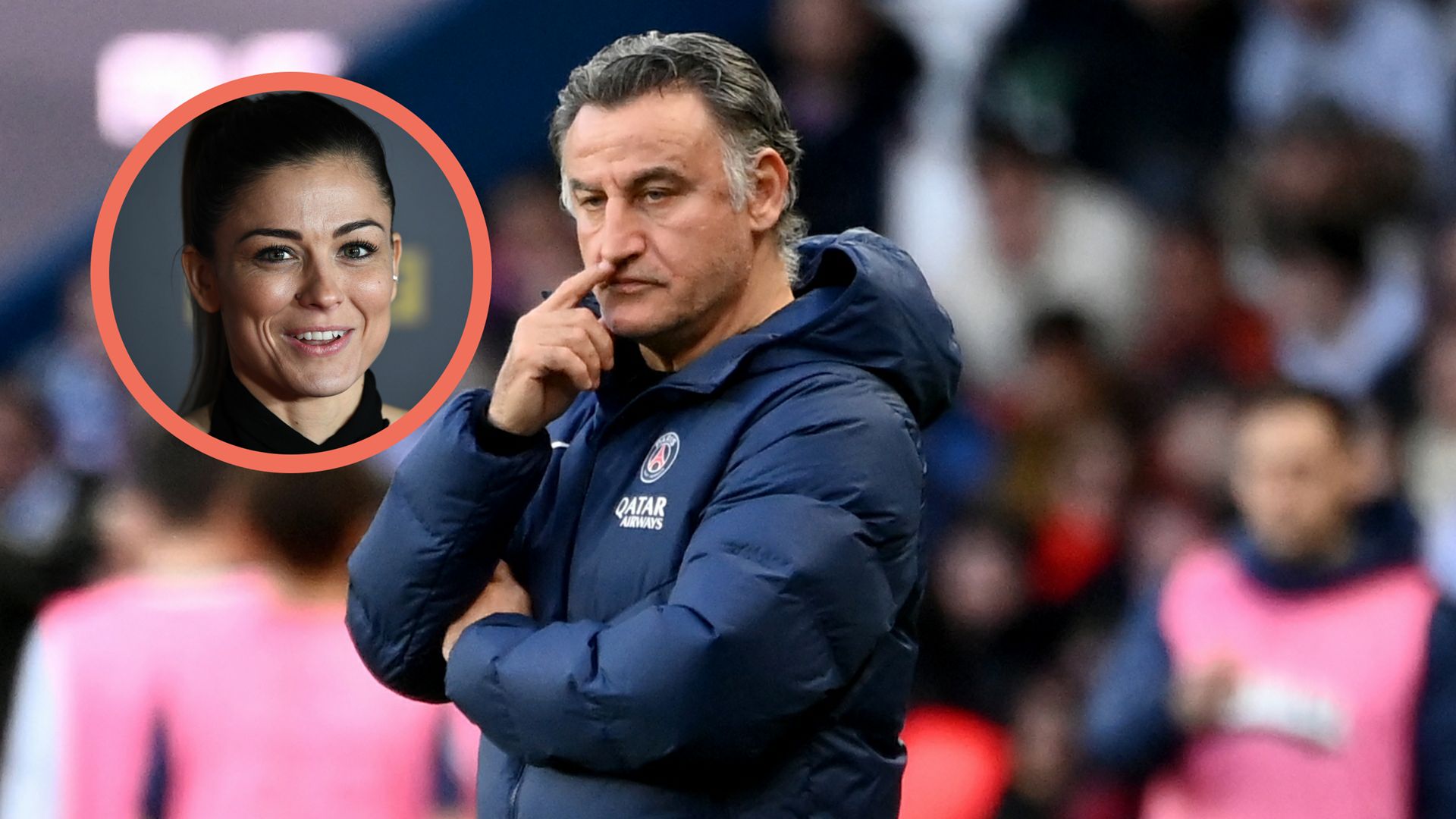 PSG Laure Boulleau Christophe Galtier
