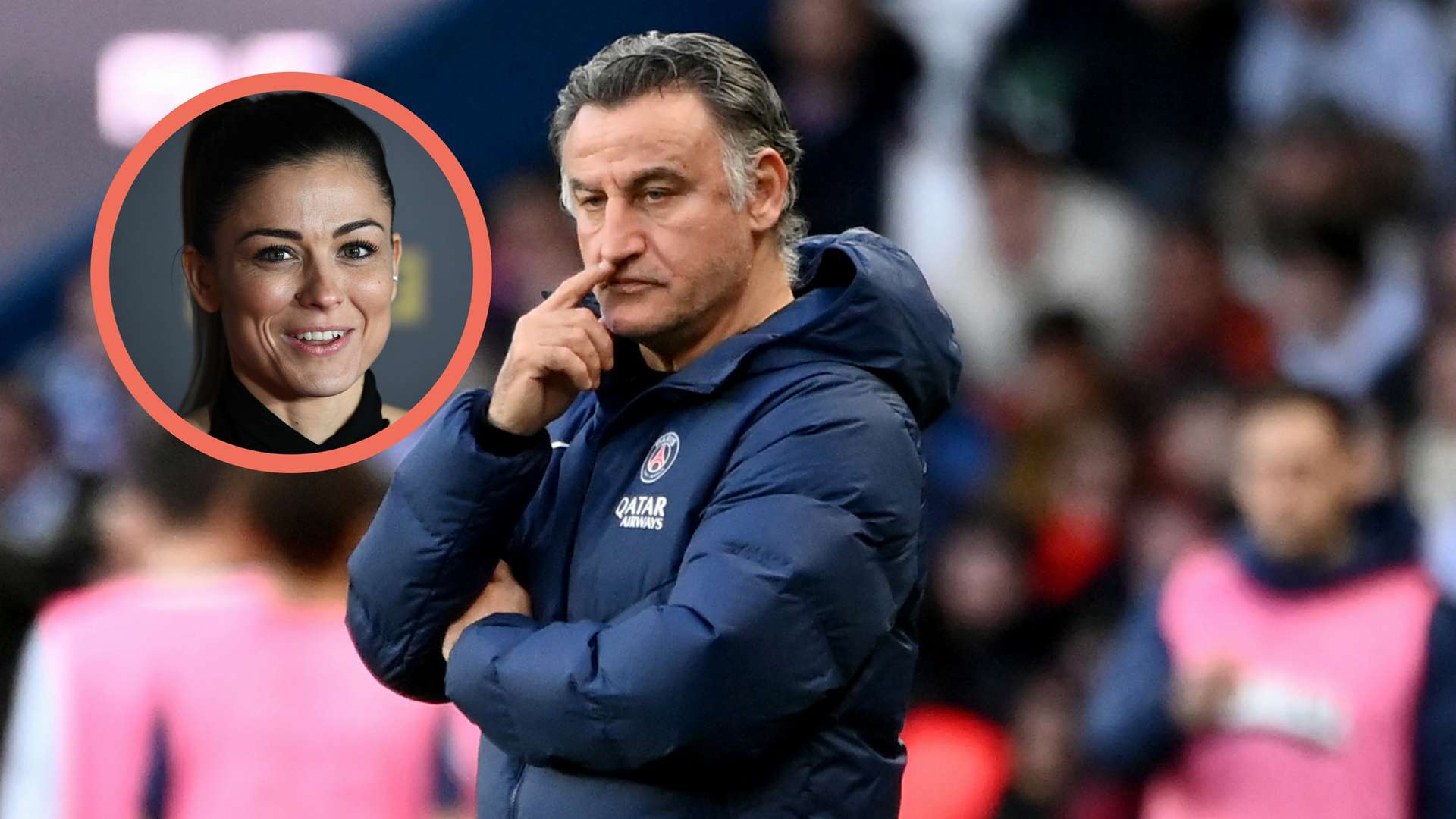 PSG Laure Boulleau Christophe Galtier