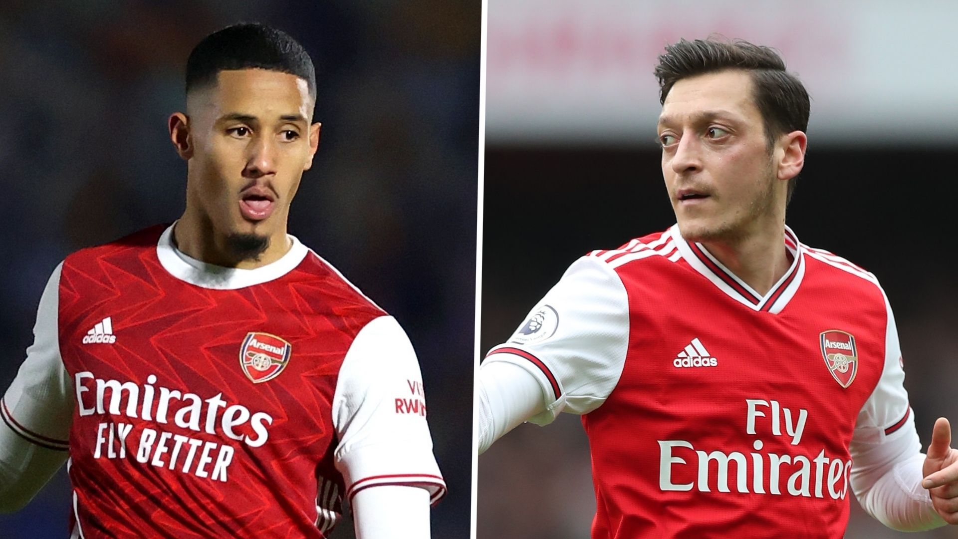 William Saliba, Mesut Ozil, Arsenal
